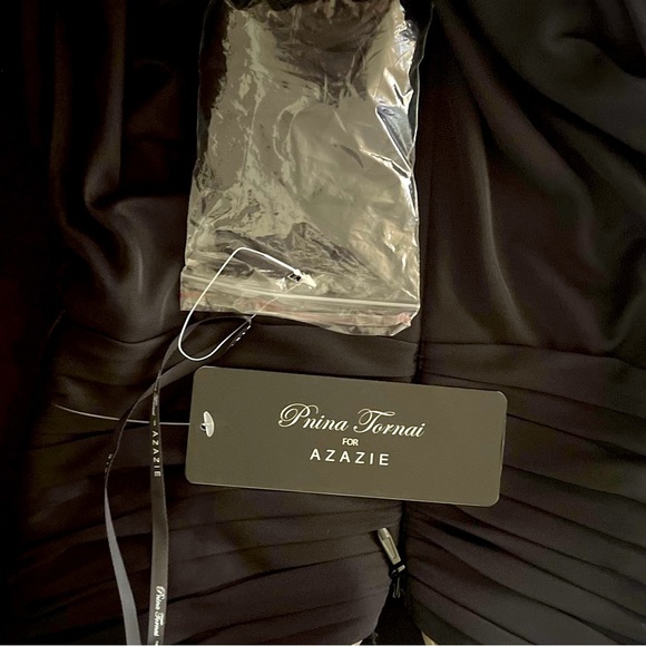 Pnina Tornai for Azazie Featherlight Mesh Gown - Picture 10 of 11